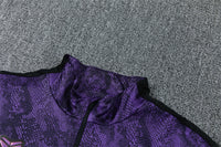 Barcelona 26/27 Purple/Black Snakeskin Pattern Long Sleeve Tracksuit