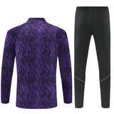 Barcelona 26/27 Purple/Black Snakeskin Pattern Long Sleeve Tracksuit