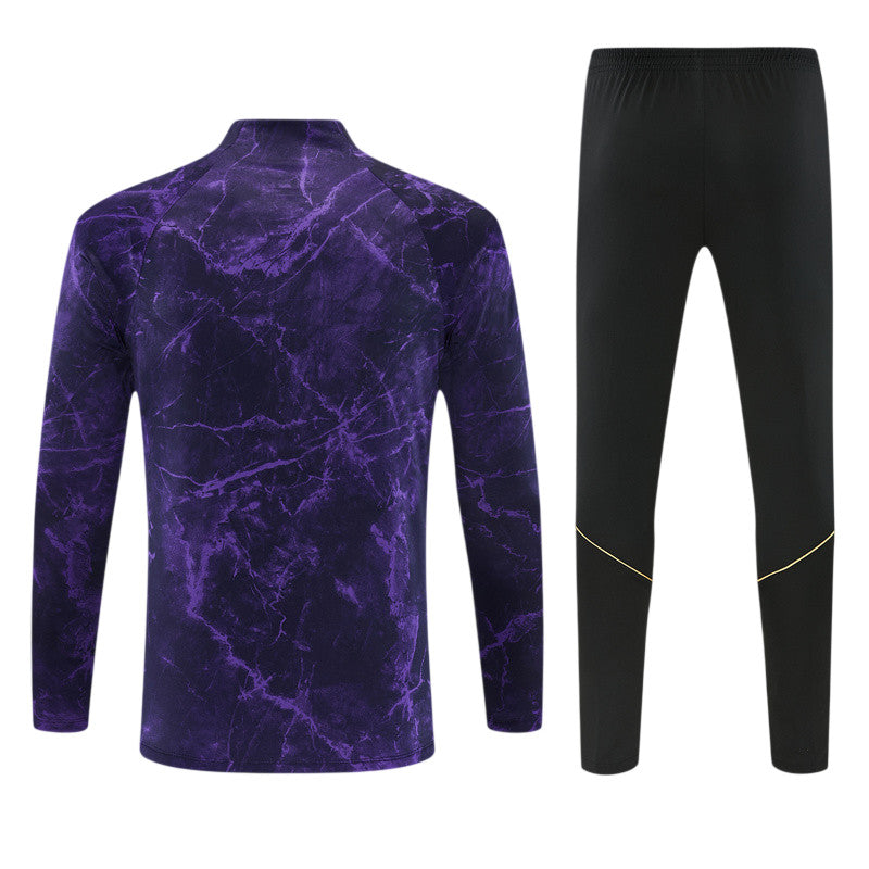 Barcelona 26/27 Purple Snake/Sheath Camouflage Long Sleeve Tracksuit