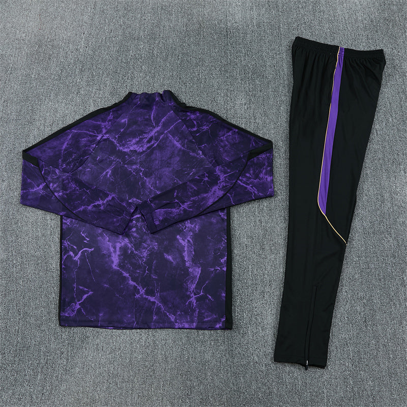 Barcelona 26/27 Purple Snake/Sheath Camouflage Long Sleeve Tracksuit