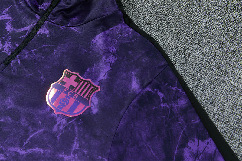 Barcelona 26/27 Purple Snake/Sheath Camouflage Long Sleeve Tracksuit