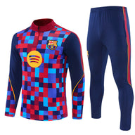 Barcelona 26/27 Red and Blue Camouflage Training Tracksuit Set
