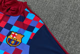 Barcelona 26/27 Red and Blue Camouflage Training Tracksuit Set