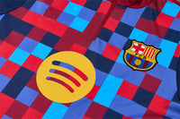 Barcelona 26/27 Red and Blue Camouflage Training Tracksuit Set