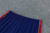 Barcelona 26/27 Royal Blue/Red Trim Stamped Design Long Sleeve Tracksuit