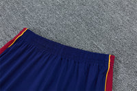 Barcelona 26/27 Royal Blue/Red Trim Stamped Design Long Sleeve Tracksuit