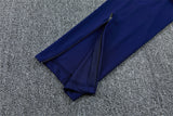 Barcelona 26/27 Royal Blue/Red Trim Stamped Design Long Sleeve Tracksuit