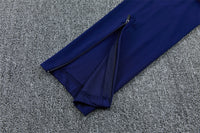 Barcelona 26/27 Royal Blue/Red Trim Stamped Design Long Sleeve Tracksuit