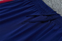 Barcelona 26/27 Royal Blue/Red Trim Stamped Design Long Sleeve Tracksuit
