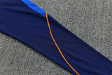 French 26/27 Royal/Dark Blue/Red Trim Long Sleeve Tracksuit