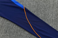 French 26/27 Royal/Dark Blue/Red Trim Long Sleeve Tracksuit