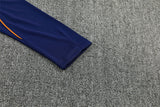 French 26/27 Royal/Dark Blue/Red Trim Long Sleeve Tracksuit