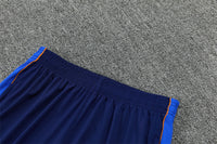 French 26/27 Royal/Dark Blue/Red Trim Long Sleeve Tracksuit