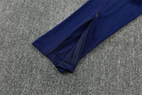 French 26/27 Royal/Dark Blue/Red Trim Long Sleeve Tracksuit