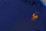 French 26/27 Royal/Dark Blue/Red Trim Long Sleeve Tracksuit
