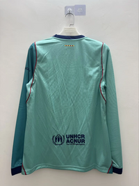 Barcelona 26/27 Turquoise/Light Blue Third Long Sleeve Jersey