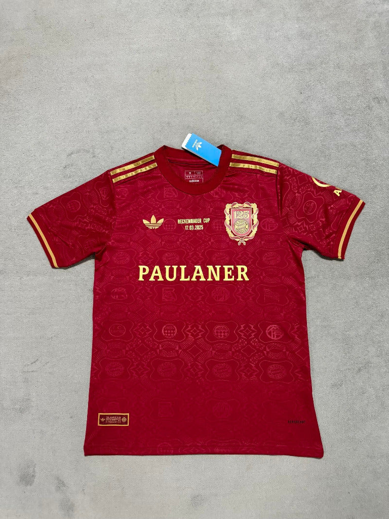 Bayern 25/26 Red 125th Anniversary Beckenbauer Cup Jersey