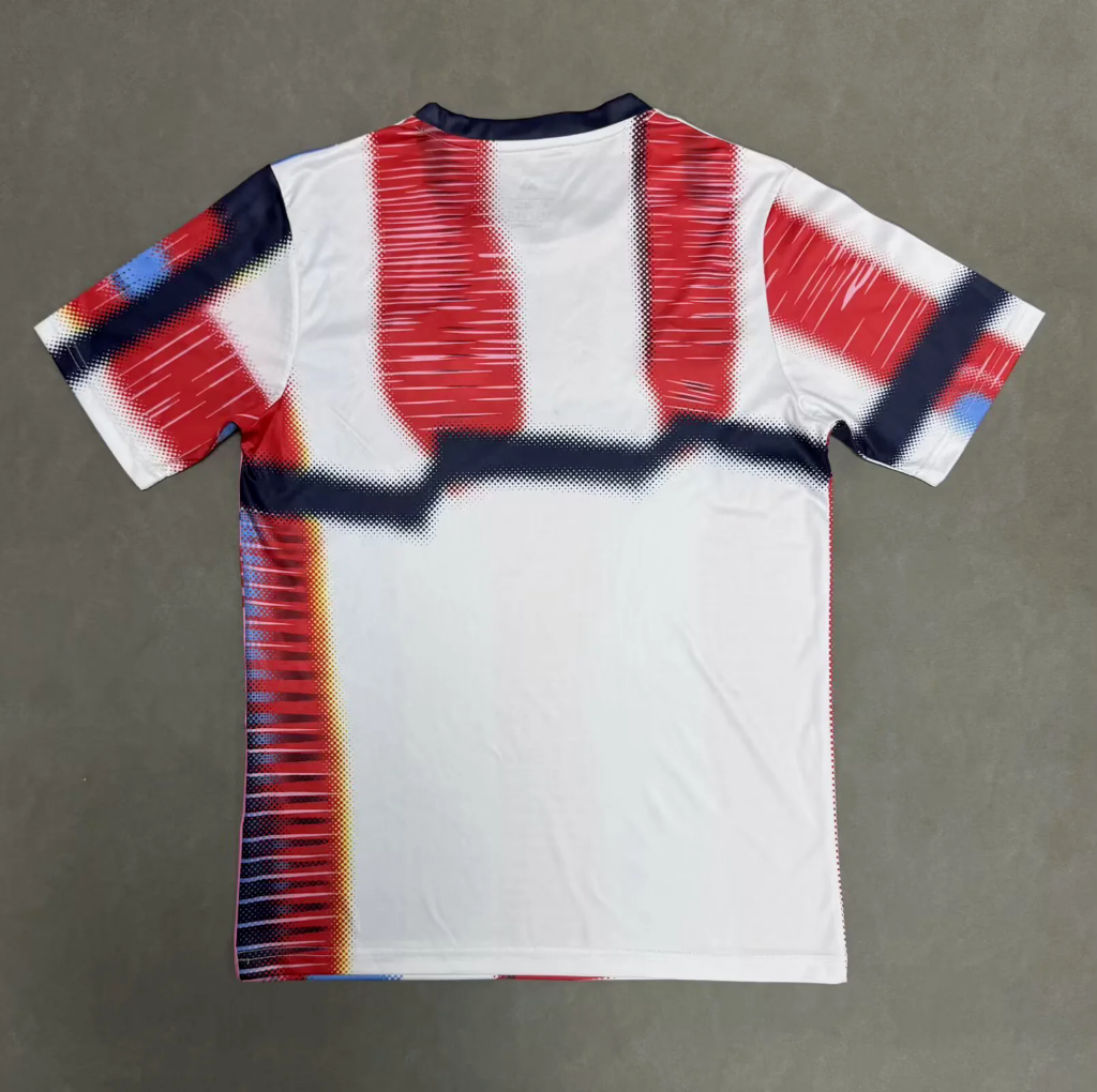Bayern 25-26 Red/Blue/White Pre-Match Training Jersey