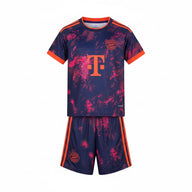 Bayern 26/27 Purple/Red Third Kids Jersey Set