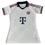 Bayern 26/27 White/Black and Red Stripes Away Women Jersey