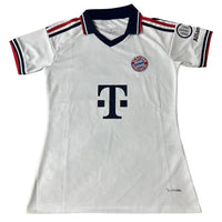 Bayern 26/27 White/Black and Red Stripes Away Women Jersey