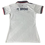 Bayern 26/27 White/Black and Red Stripes Away Women Jersey