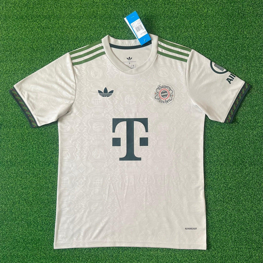 Bayern Munich 25/26 Beige/Green Wiesn Jersey