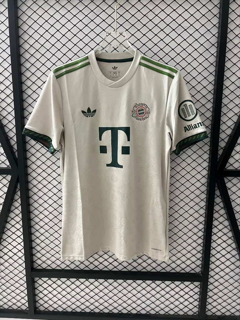 Bayern Munich 25/26 Beige/Green Wiesn Jersey
