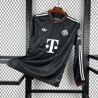 Bayern Munich 25/26 Black Second Away Long Sleeve Jersey