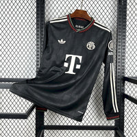 Bayern Munich 25/26 Black Second Away Long Sleeve Jersey