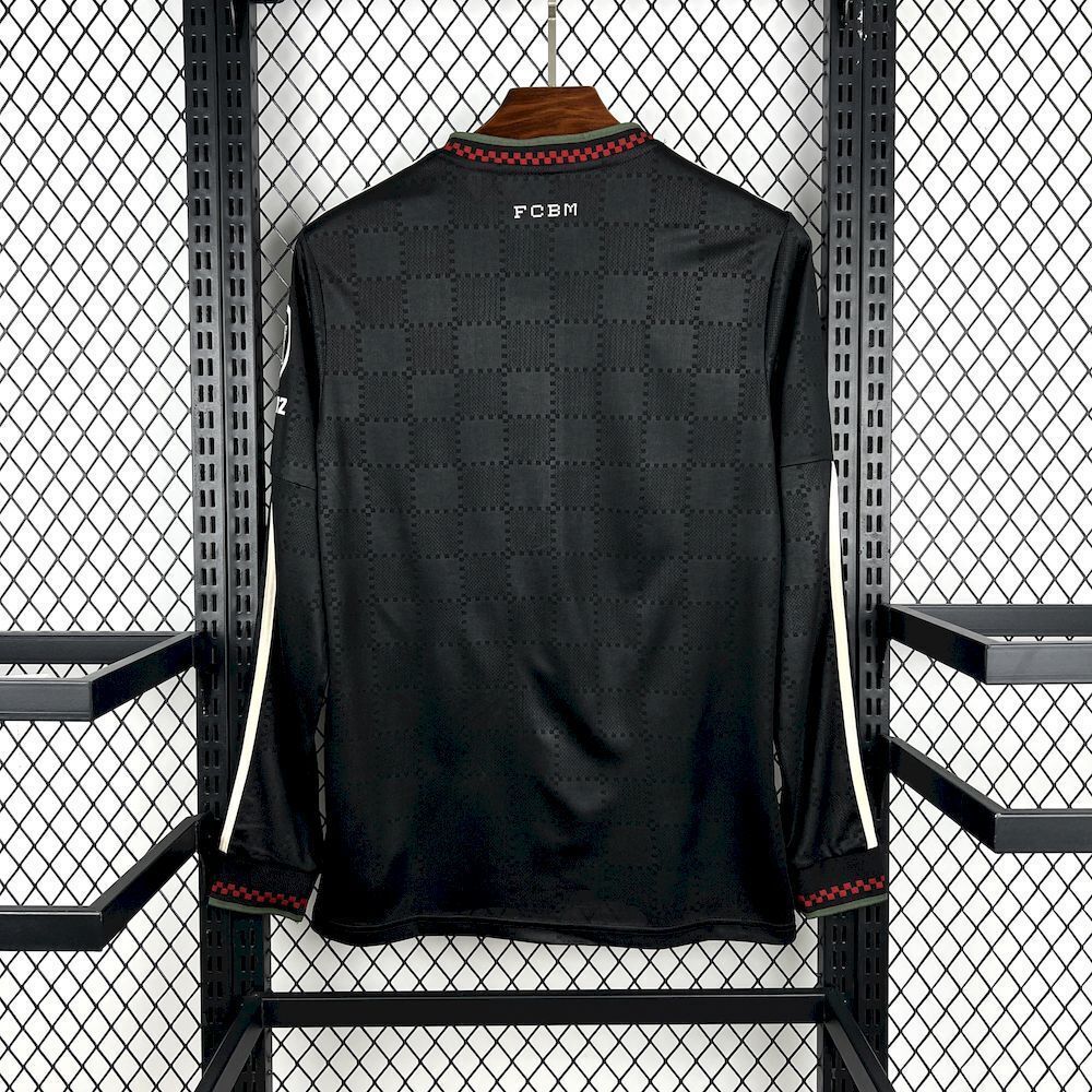 Bayern Munich 25/26 Black Second Away Long Sleeve Jersey