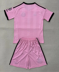 Bayern Munich 25/26 Pink Goalkeeper Kids Jersey Set