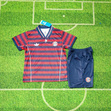 Bayern Munich 25/26 Red/Dark Blue Lifestyler Kids Jersey Set