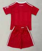 Bayern Munich 25/26 Red Goalkeeper Kids Jersey Set