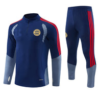 Bayern Munich 26/27 Blue/Navy/Red 3 Stripes Training Sleeve Tracksuit