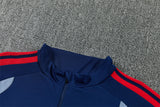 Bayern Munich 26/27 Blue/Navy/Red 3 Stripes Training Sleeve Tracksuit