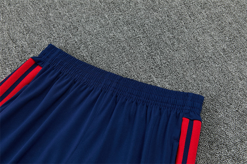 Bayern Munich 26/27 Blue/Navy/Red 3 Stripes Training Sleeve Tracksuit