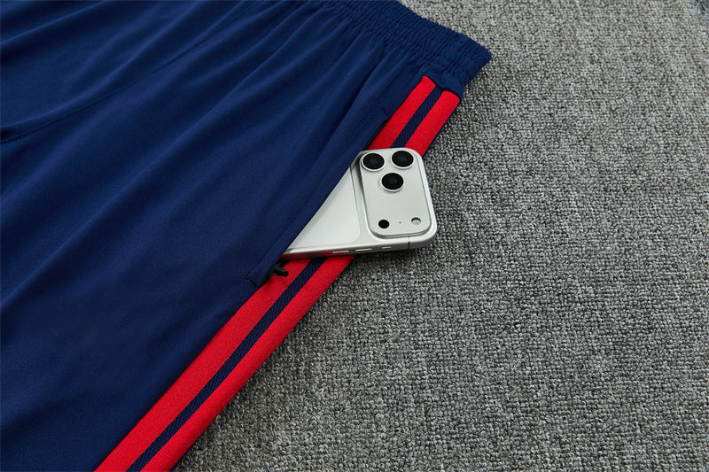 Bayern Munich 26/27 Blue/Navy/Red 3 Stripes Training Sleeve Tracksuit