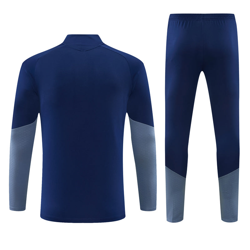 Bayern Munich 26/27 Blue/Navy/Red 3 Stripes Training Sleeve Tracksuit