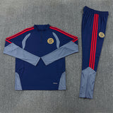 Bayern Munich 26/27 Blue/Navy/Red 3 Stripes Training Sleeve Tracksuit