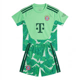 Bayern Munich 26/27 Glory Mint Green Goalkeeper Kids Jersey Set