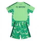 Bayern Munich 26/27 Glory Mint Green Goalkeeper Kids Jersey Set