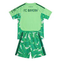 Bayern Munich 26/27 Glory Mint Green Goalkeeper Kids Jersey Set