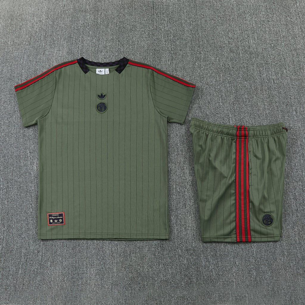Bayern Munich 26/27 Green/Orange Pinstripe Jersey