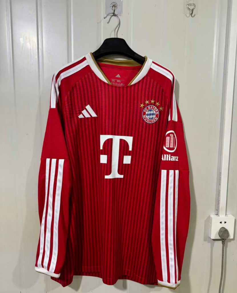 Bayern Munich 26/27 Red/White Home Long Sleeve Jersey