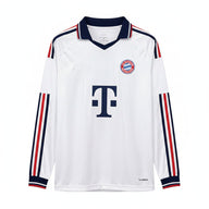Bayern Munich 26/27 White/Navy Blue Away Long Sleeve Jersey
