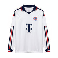 Bayern Munich 26/27 White/Navy Blue Away Long Sleeve Jersey