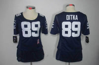 Bears 2021/22 Ditka #89 Navy Blue/White Women NFL Jersey