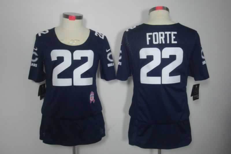 Bears 2021/22 Forty #22 Navy Blue/White Women NFL Jersey
