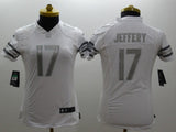 Bears 2021/22 Jeffery #17 White/Gray Women NFL Jersey